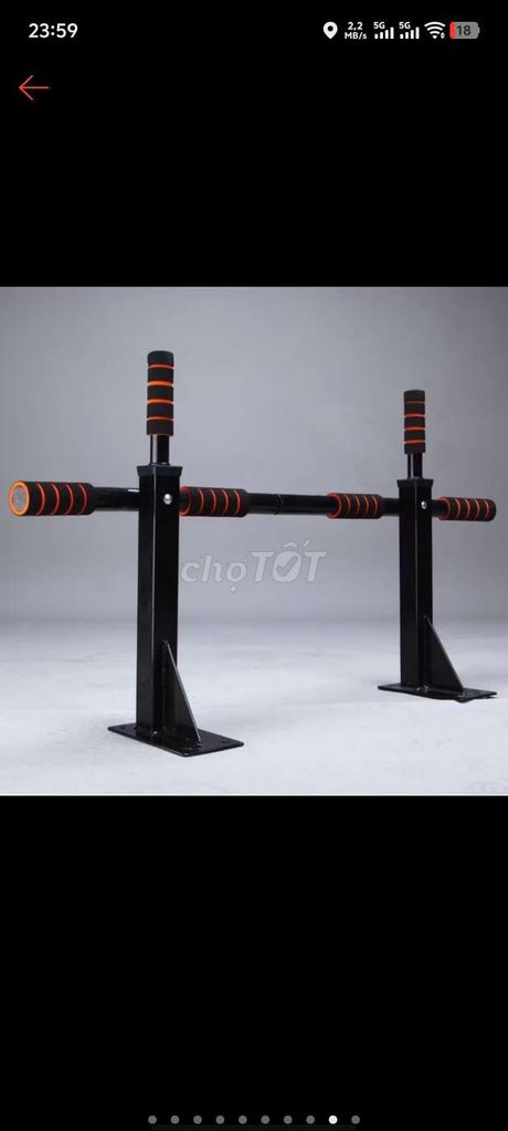 Xà đơn treo tường Đen, Cam Mới. Mua bán Đồ thể thao, Dã ngoại tại Quận 10 Tp Hồ Chí Minh được đăng bởi Phạm Gia Hiếu hình 1