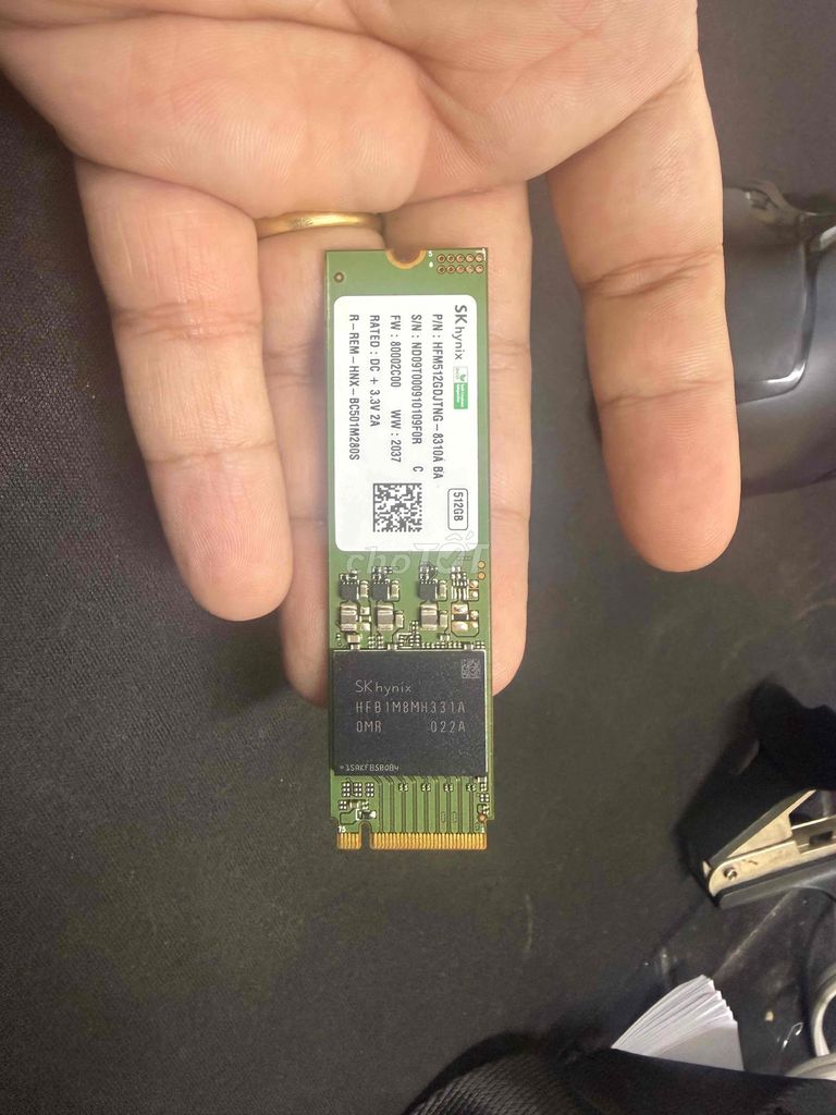 Ổ cứng SSD SK Hynix M2 512GB Đã sử dụng. Mua bán Linh kiện (RAM, Card...) tại Thành phố Bắc Ninh Bắc Ninh được đăng bởi Hoàng Đạo hình 1