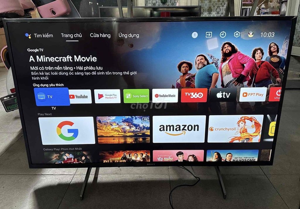 Tivi Sony 43 inch màn 4K chạy Android. Mua bán Tivi, Âm thanh tại Thành phố Buôn Ma Thuột Đắk Lắk được đăng bởi Thanh Dat Tivi 79 hình 1