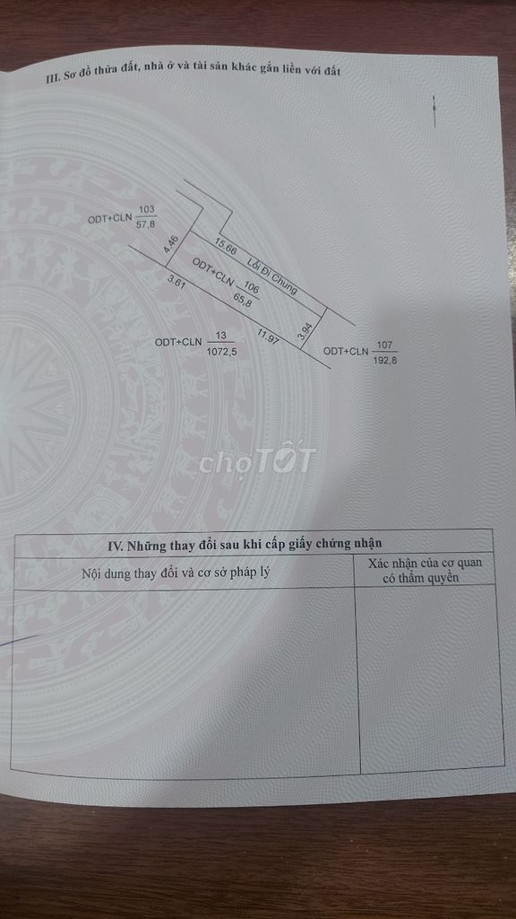 Chính Chủ Kẹt tiền bán gấp đất thổ cư thị trấn An Châu An Giang