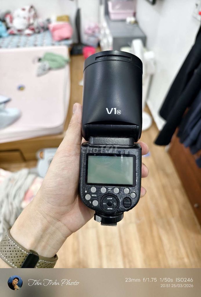 Đèn flash Godox V1 Nikon. Mua bán Máy ảnh, Máy quay tại Huyện An Dương Hải Phòng được đăng bởi QT Store hình 1