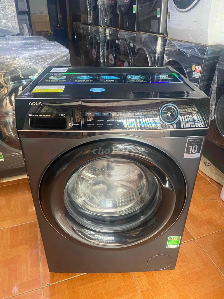 Máy giặt Aqua AW11-BP4959U1K(B) 11kg Inverter Đen. Mua bán Máy giặt tại Quận 12 Tp Hồ Chí Minh được đăng bởi Điện Máy Lê Gia hình 1