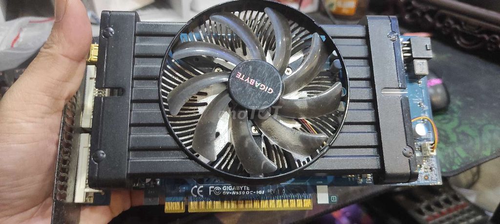 Card đồ họa Gigabyte GV-N550OC-1GI Xanh Đen. Mua bán Linh kiện (RAM, Card...) tại Huyện An Dương Hải Phòng được đăng bởi Quyết Hired hình 1