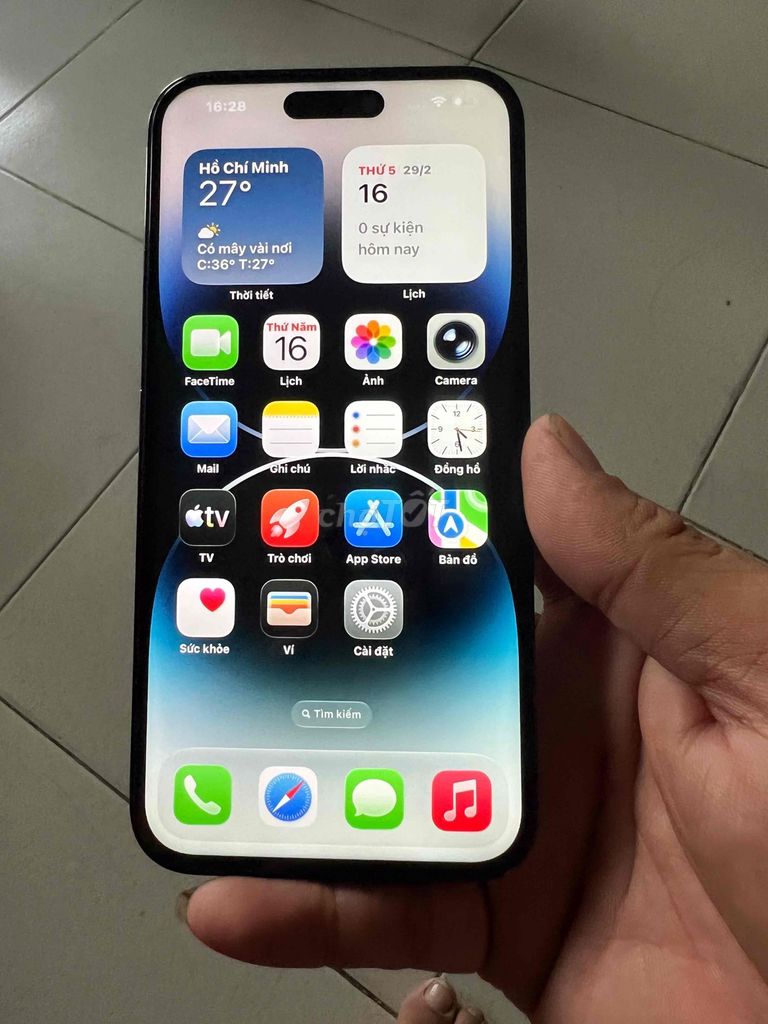iPhone 14 Pro Max Đen Đã thay màn hình. Mua bán Điện thoại tại Thành phố Dĩ An Bình Dương được đăng bởi shop máy củ zin uy tín hình 1
