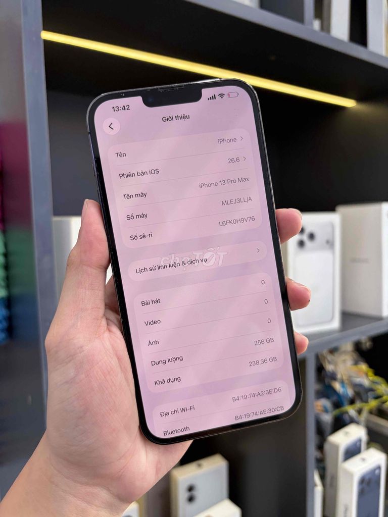 Apple iPhone 13 Pro Max 256GB Đen Đã fix sim. Mua bán Điện thoại tại Quận 11 Tp Hồ Chí Minh được đăng bởi thuận hình 1