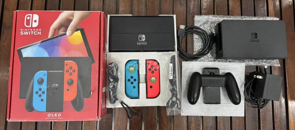 Switch Oled Neon hack thẻ nhớ 512gb fullbox liknew