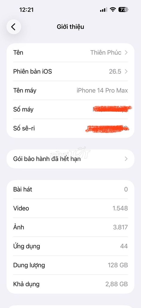 Apple iPhone 14 Pro Max 128GB Vàng. Mua bán Điện thoại tại Quận Phú Nhuận Tp Hồ Chí Minh được đăng bởi Hội Đồ Điện Tử hình 1
