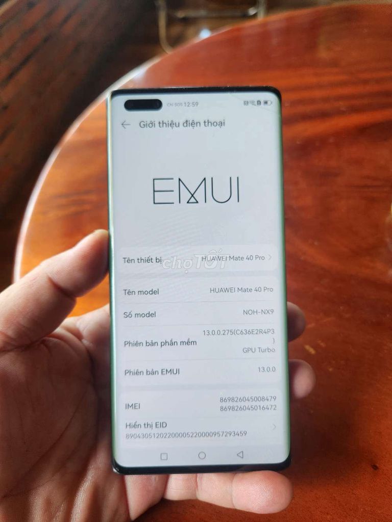 Huawei Mate 40 Pro Bạc 2 sim . Mua bán Điện thoại tại Thành phố Dĩ An Bình Dương được đăng bởi nhã uyên hình 1