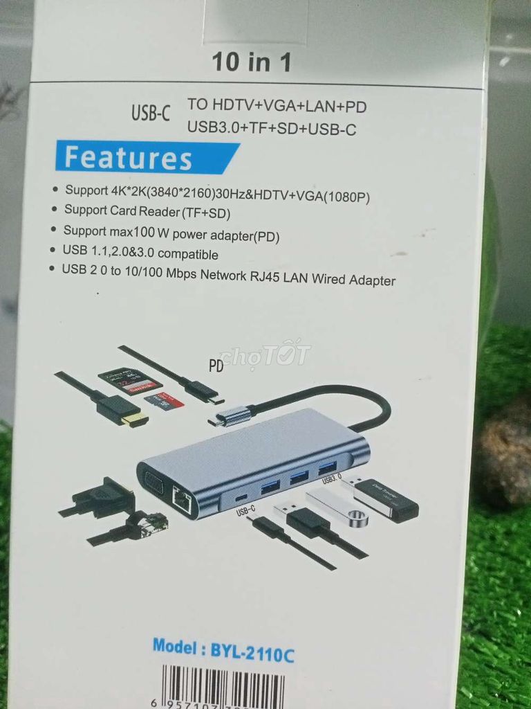 Hub c ra 10 cổng