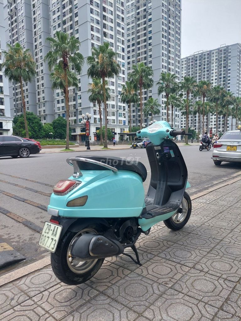 Bán xe Vespa 50cc mầu xanh mới chính chủ. Mua bán Xe máy tại Quận Hoàng Mai Hà Nội được đăng bởi Mr tín  hình 5