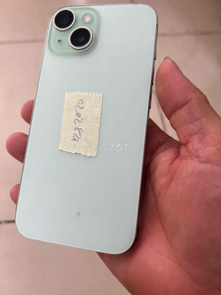 Apple iPhone 15 Xanh nhạt Đã dùng. Mua bán Điện thoại tại Thành phố Thủ Đức Tp Hồ Chí Minh được đăng bởi khang nguyễn hình 1
