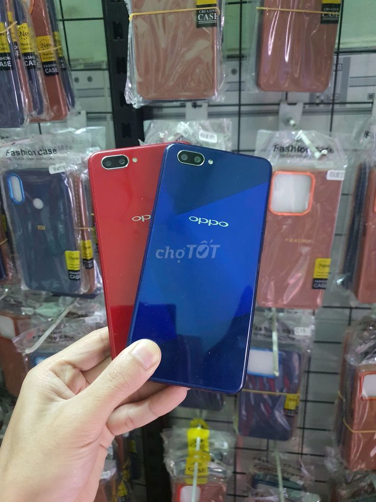 Oppo A3s Đỏ, Xanh dương. Mua bán Điện thoại tại Thành phố Dĩ An Bình Dương được đăng bởi Nguyễn Đình Hưng hình 1