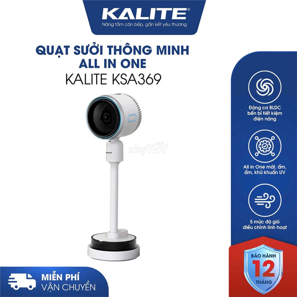 Quạt điều hòa KALITE KSA369 Trắng. Mua bán Quạt tại Quận Hà Đông Hà Nội được đăng bởi HÀO ĐỖ VĂN hình 1