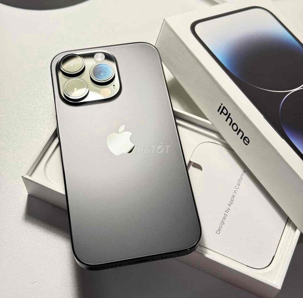 iPhone 14 Pro 128G Đen FULLBOX BH APPLE 02/2024. Mua bán Điện thoại tại Quận 10 Tp Hồ Chí Minh được đăng bởi iStockHCM hình 1