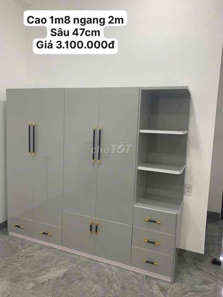 Tủ quần áo Nhựa Đài Loan Xám 1.8m x 2m. Mua bán Tủ, kệ gia đình tại Quận Bình Tân Tp Hồ Chí Minh được đăng bởi Nội Thất Gia Đình hình 1