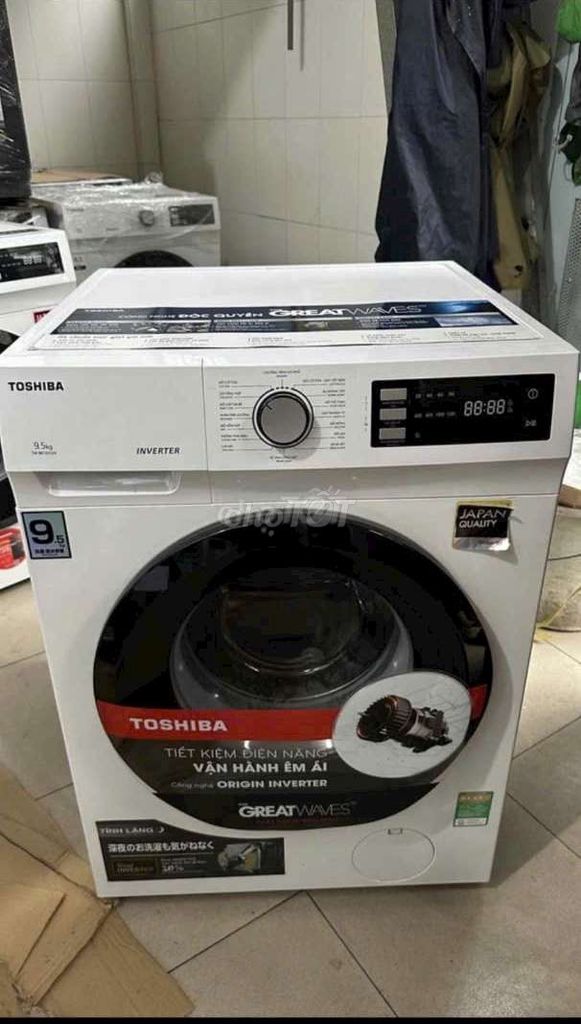 Xả kho máy giặt Toshiba inverter 9,5kg mới 99%💥