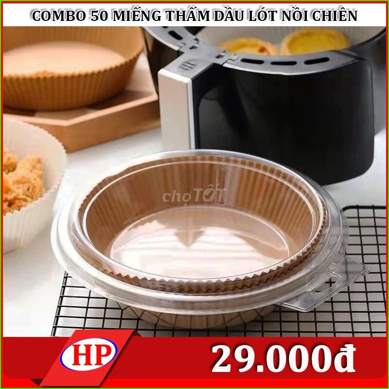 Giấy lót nồi chiên Nâu 50 miếng. Mua bán Dụng cụ nhà bếp tại Quận Ninh Kiều Cần Thơ được đăng bởi GIA DỤNG VÀ ĐIỆN TỬ HIỆP PHÁT CẦN THƠ hình 1