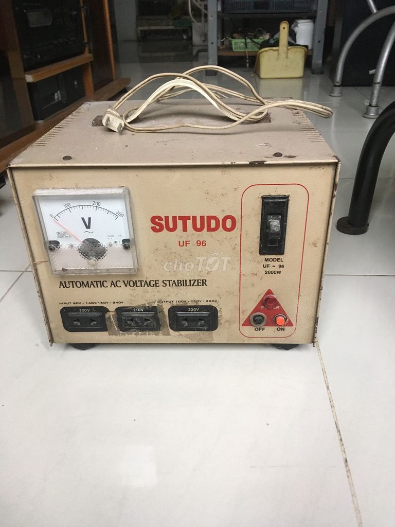Ổn áp SUTUDO UF 96 Kem. Mua bán Đồ chuyên dụng, Giống nuôi trồng tại Quận 5 Tp Hồ Chí Minh được đăng bởi Hải hình 1