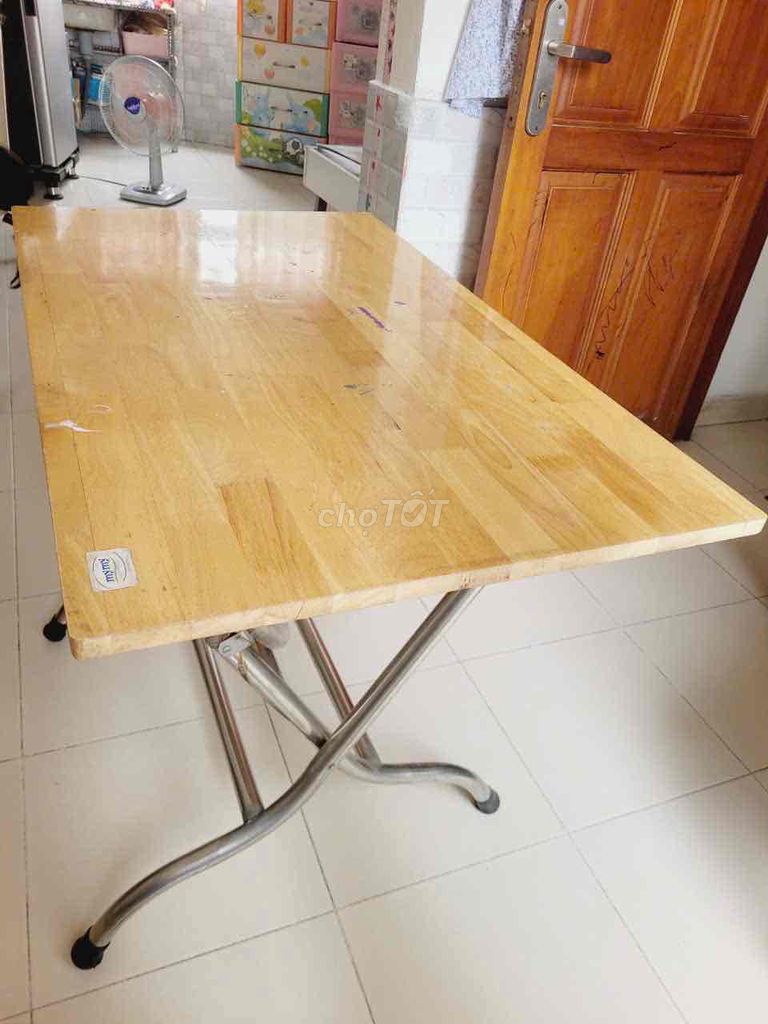 Bàn xếp gọn Gỗ Inox. Mua bán Bàn ghế tại Quận 4 Tp Hồ Chí Minh được đăng bởi Thao Huynh hình 1