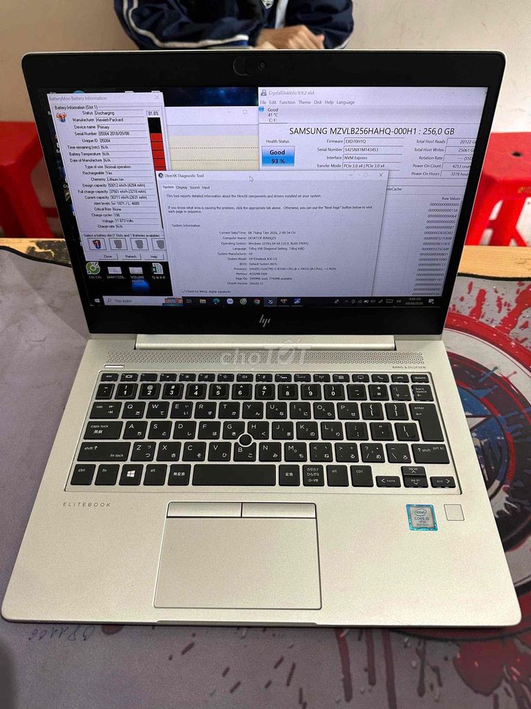 HP EliteBook 830 G5 i5-8u 8GB/256GB SSD Bạc. Mua bán Laptop tại Quận Đống Đa Hà Nội được đăng bởi Nam Đường Láng hình 1
