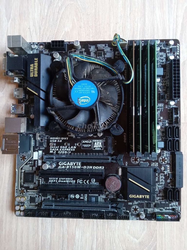 Combo giga B150m-d3h, i3 6100, 16gb ddram3, fan. Mua bán Linh kiện (RAM, Card...) tại Huyện Lâm Hà Lâm Đồng được đăng bởi Nguyen Thanh Chung hình 1
