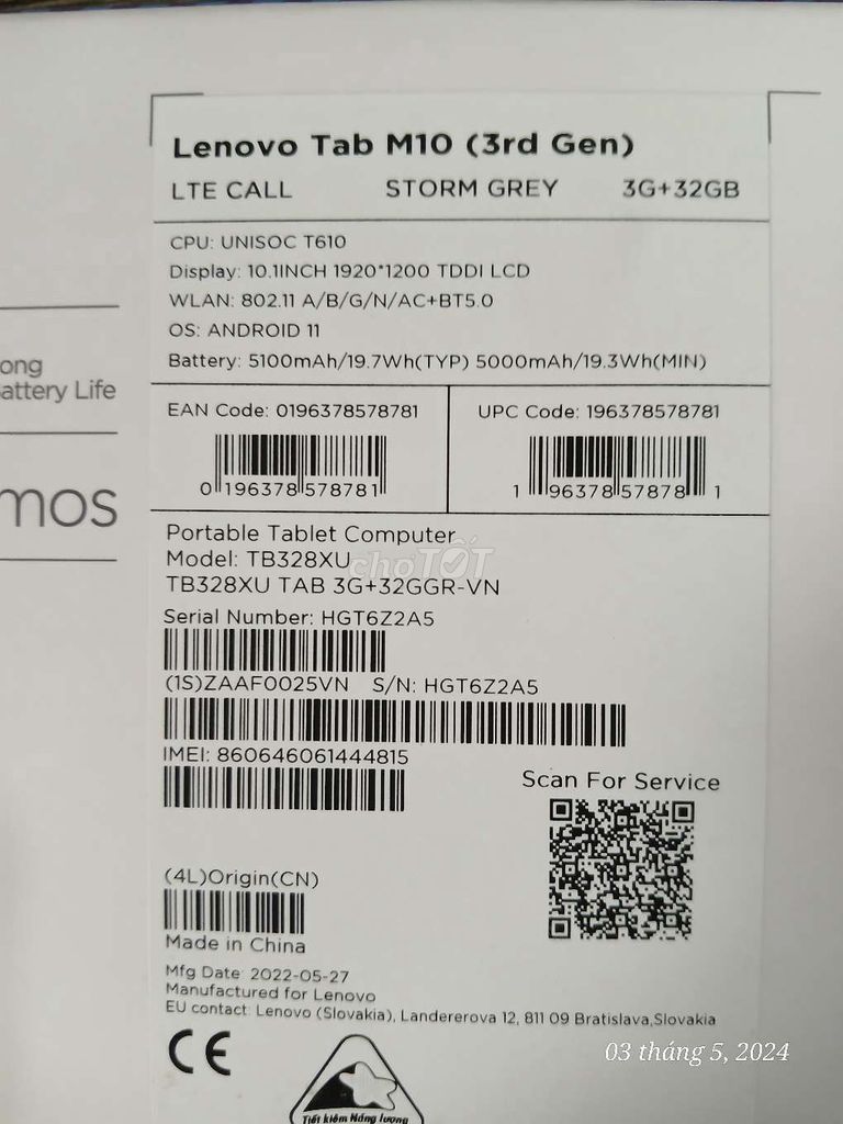 Máy tính bảng Lenovo