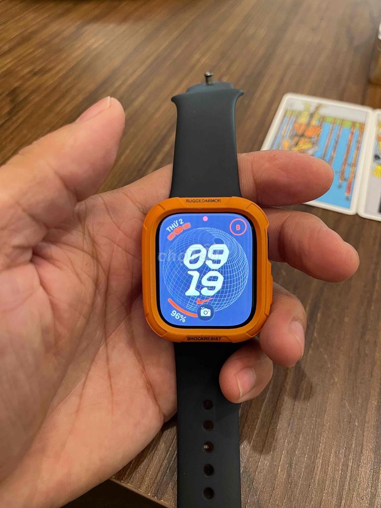 Apple Watch Series 7 GPS Đen Cam. Mua bán Thiết bị đeo thông minh tại Quận 3 Tp Hồ Chí Minh được đăng bởi K Ngo Dai hình 1