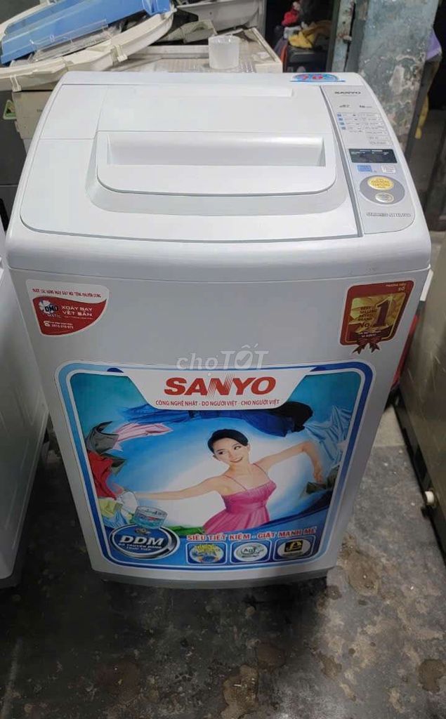 Thanh lý máy giặt sanyo 7kg chạy tốt, có ship