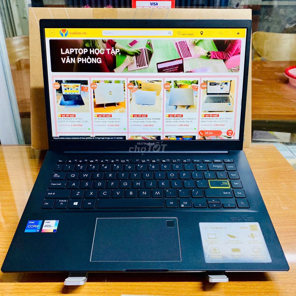 Asus Vivobook A415EA-EB360T i5-1135G7-8GB-512GB. Mua bán Laptop tại Quận Ninh Kiều Cần Thơ được đăng bởi Võ Diện hình 2