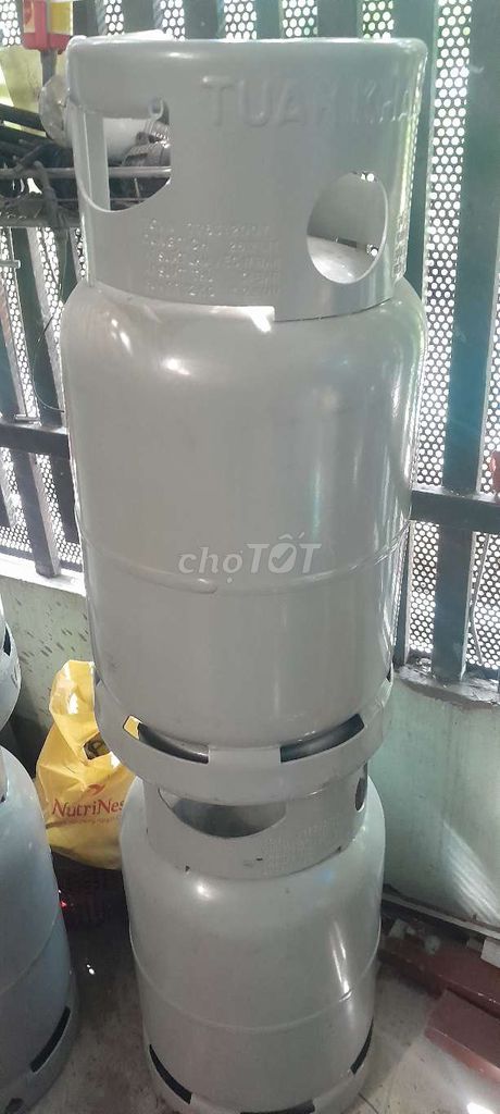 Vỏ bình gas Tuấn Khang Xám. Mua bán Nội thất, đồ gia dụng khác tại Quận 12 Tp Hồ Chí Minh được đăng bởi phát hình 1