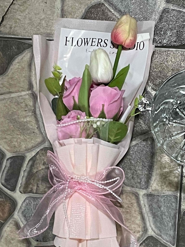 Hoa sáp Hồng Trắng. Mua bán Cây cảnh, đồ trang trí tại Quận Bình Thạnh Tp Hồ Chí Minh được đăng bởi HÂN hình 1