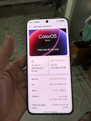 Oppo Reno 12 Pro 5G 512GB Tím