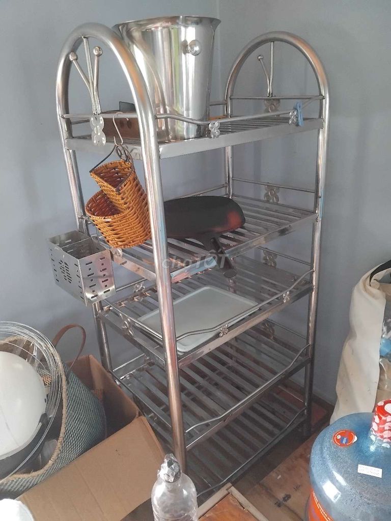 Kệ bếp Inox 5 tầng 70cmx42cmx1,5m.. Mua bán Tủ, kệ gia đình tại Quận Tân Bình Tp Hồ Chí Minh được đăng bởi Vườn Xanh nhà Tô hình 1