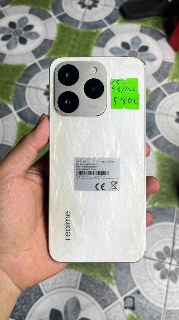 Realme 15T 8G/256G. Mua bán Điện thoại tại Huyện Nhà Bè Tp Hồ Chí Minh được đăng bởi Trần Hoàng Kính hình 1