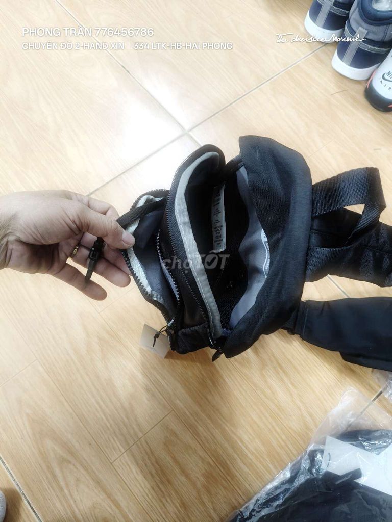 Túi đeo chéo Adidas Vải dù Đen. Mua bán Túi xách tại Quận Hồng Bàng Hải Phòng được đăng bởi Phong Trần  hình 1