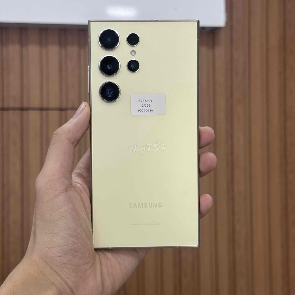 Samsung Galaxy S24 Ultra 256GB Vàng Amber. Mua bán Điện thoại tại Quận Ngô Quyền Hải Phòng được đăng bởi minmobile HP hình 1