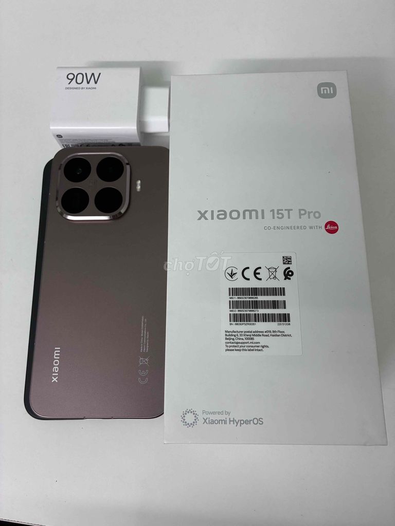 Xiaomi 15T Pro Vàng Gold 12GB/512GB Leica. Mua bán Điện thoại tại Quận Tân Phú Tp Hồ Chí Minh được đăng bởi A Dinh hình 1