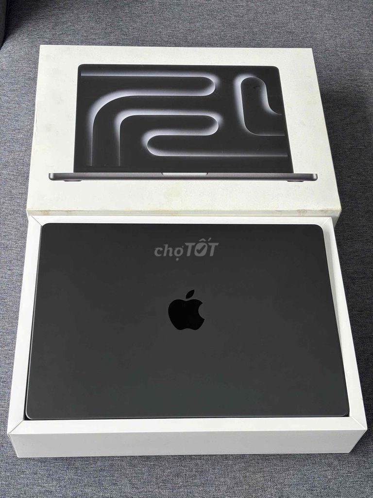 Macbook Pro M4 14 inch 16GB/512GB Đen 99% Fullbox. Mua bán Laptop tại Quận Ninh Kiều Cần Thơ được đăng bởi Quý Mobile Cần thơ hình 1