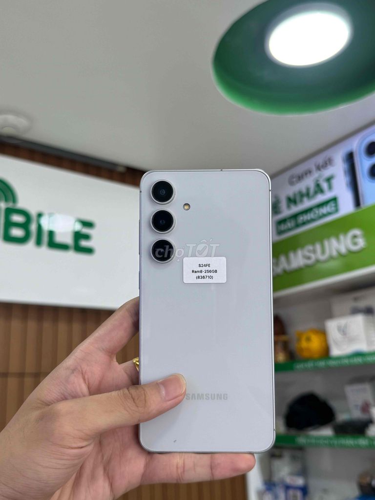 📱Samsung S24 FE 256GB Trắng Đẹp Zin, Có Trả Góp. Mua bán Điện thoại tại Quận Ngô Quyền Hải Phòng được đăng bởi TRAN SONG HA hình 1
