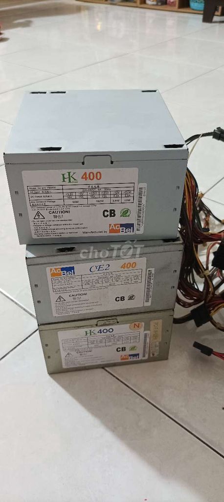 Bán 3 nguồn Acbel 400