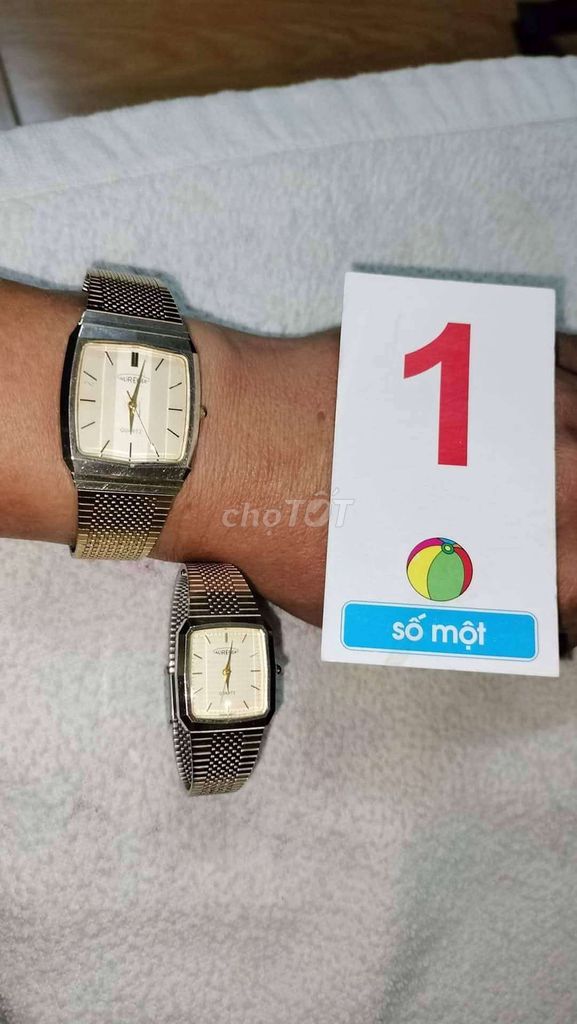 Đồng hồ Aureole mạ vàng nhạt. Mua bán Đồng hồ tại Quận Hồng Bàng Hải Phòng được đăng bởi Phong Trần  hình 1