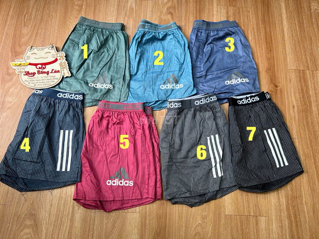Quần đùi Adidas nam Cotton. Mua bán Quần áo tại Quận Cầu Giấy Hà Nội được đăng bởi Shop Bông Lúa hình 1