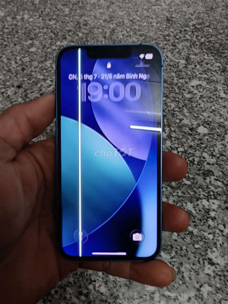 iPhone 13 mini Xanh Sọc màn. Mua bán Điện thoại tại Huyện Thống Nhất Đồng Nai được đăng bởi lê thanh lợi hình 1