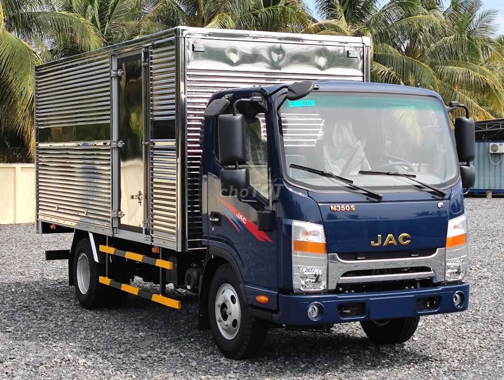 XE TẢI JAC N350S THÙNG KÍN 3.495KG, THÙNG DÀI 4.4M