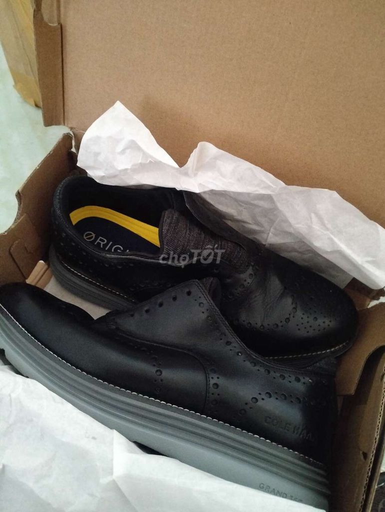 Giày tây Cole Haan Nam Đen Đã sử dụng. Mua bán Giày dép tại Thành phố Sóc Trăng Sóc Trăng được đăng bởi Dat Le hình 1