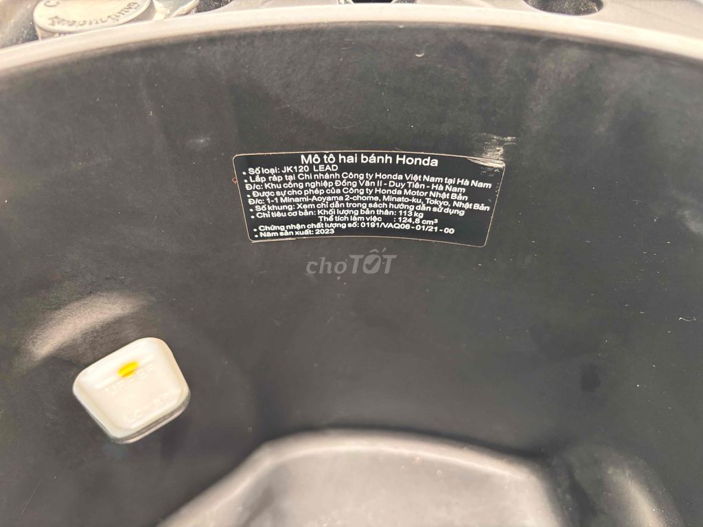 Lead 4val 2023,xe đi lướt odo 6700km,máy zin chất. Mua bán Xe máy tại Quận Ninh Kiều Cần Thơ được đăng bởi Cửa Hàng Xe máy Tân Lập Hưng hình 8