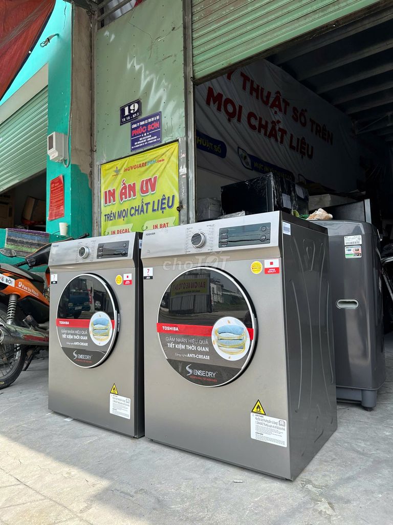 Máy sấy thông hơi 7 kg Toshiba TD-H80SEV(SK). Mua bán Máy giặt tại Quận Gò Vấp Tp Hồ Chí Minh được đăng bởi Điện Máy Giá Kho Miền Nam hình 6