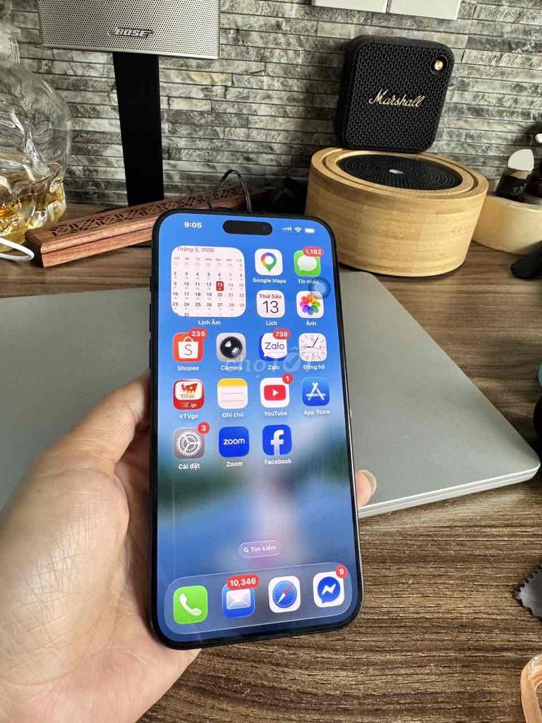 Apple iPhone 15 Pro Max 256GB Xám. Mua bán Điện thoại tại Quận Ngô Quyền Hải Phòng được đăng bởi Truong Thuy hình 1