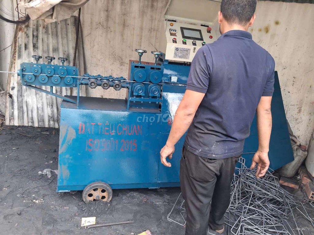 Máy uốn đai tay dê tự động. Mua bán Đồ chuyên dụng, Giống nuôi trồng tại Huyện Hóc Môn Tp Hồ Chí Minh được đăng bởi Máy bẻ đai tự động hình 1