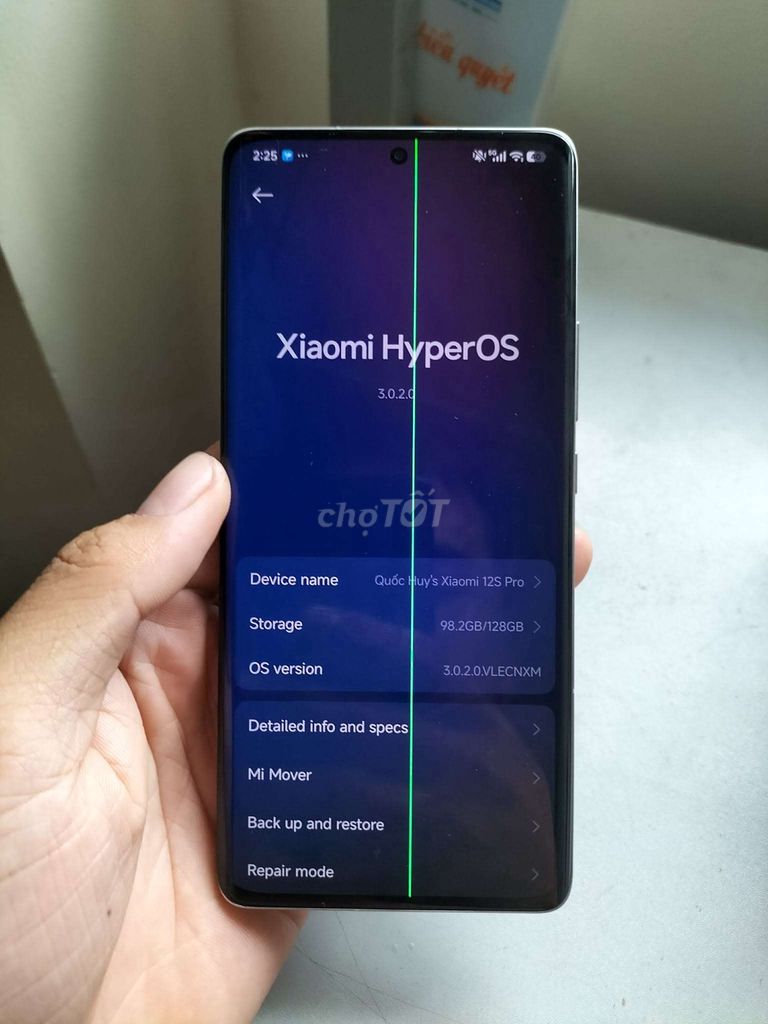 Xiaomi 12S Pro 128GB Xám Đã sử dụng. Mua bán Điện thoại tại Thành phố Thủ Đức Tp Hồ Chí Minh được đăng bởi Quốc Huy hình 1